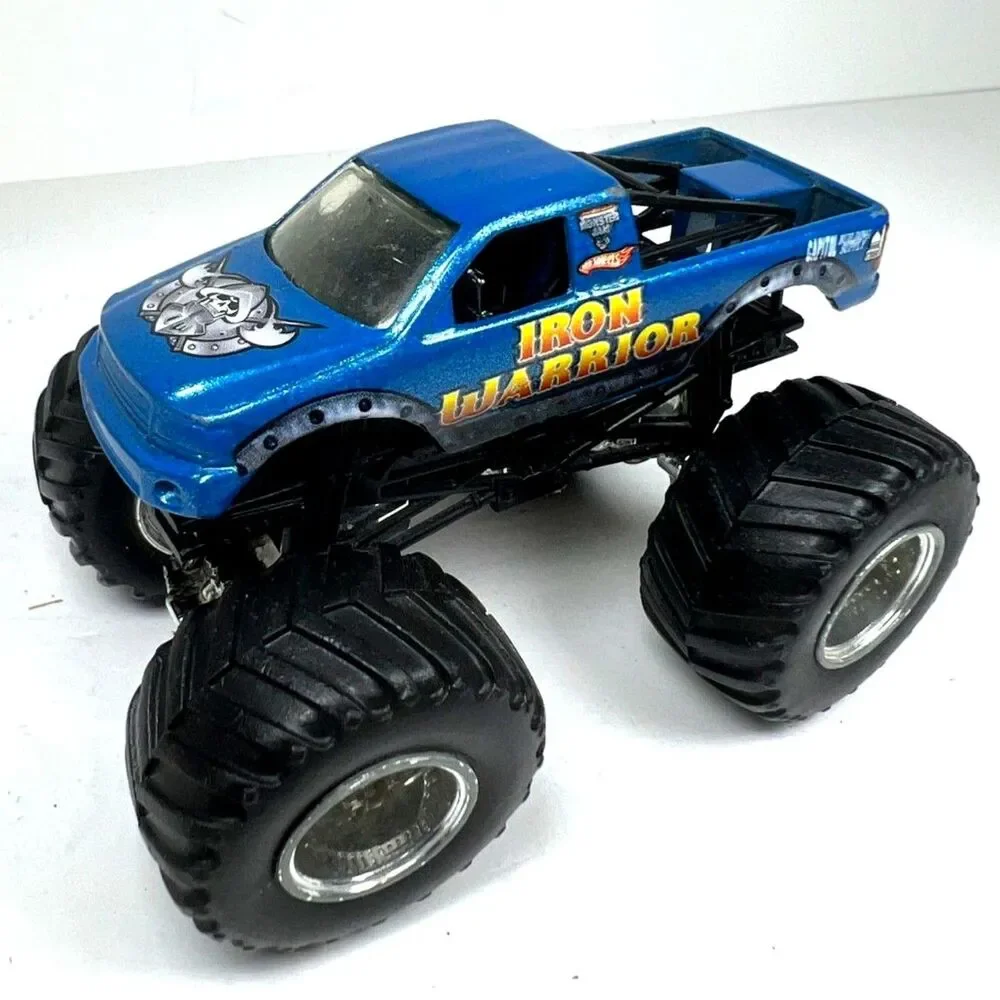 Monster Jam Diecast Monster Trucks - Scooby-Doo,  Dragon & Iron Warrior, Lot (3)